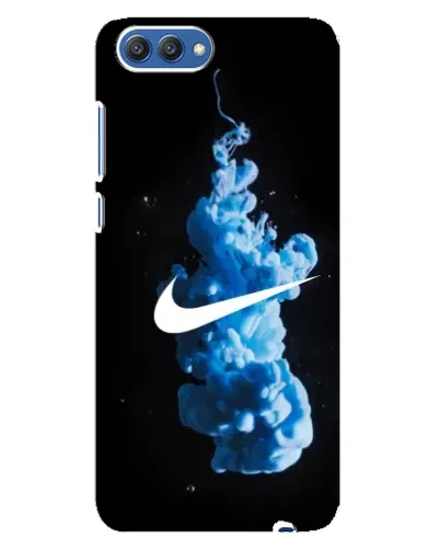 Чехол для Huawei Honor 10 (COL-AL00) с картинкой «Nike и синий дым» Чехол для Huawei Honor 10 (COL-AL00) с картинкой «Nike и синий дым»