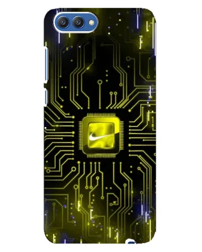 Чехол для Huawei Honor 10 (COL-AL00) с картинкой «Nike — золотая искра» Чехол для Huawei Honor 10 (COL-AL00) с картинкой «Nike — золотая искра»