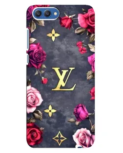 Чехол для Huawei Honor 10 (COL-AL00) с картинкой «Цветочный Louis Vuitton»