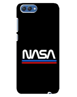 Чехол для Huawei Honor 10 (COL-AL00) с картинкой «NASA — классика Red Blue» Чехол для Huawei Honor 10 (COL-AL00) с картинкой «NASA — классика Red Blue»