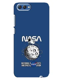 Чехол для Huawei Honor 10 (COL-AL00) с картинкой «NASA — лунная миссия» Чехол для Huawei Honor 10 (COL-AL00) с картинкой «NASA — лунная миссия»