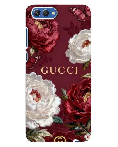 Чохол для Huawei Honor 10 (COL-AL00) з картинкою «Gucci — бордові троянди» Чохол для Huawei Honor 10 (COL-AL00) з картинкою «Gucci — бордові троянди»