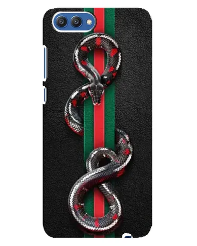 Чехол для Huawei Honor 10 (COL-AL00) с картинкой «Gucci — змея на полосе» Чехол для Huawei Honor 10 (COL-AL00) с картинкой «Gucci — змея на полосе»