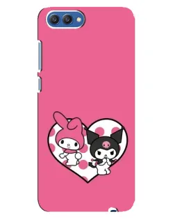 Чехол для Huawei Honor 10 (COL-AL00) с картинкой «Kuromi и My Melody» Чехол для Huawei Honor 10 (COL-AL00) с картинкой «Kuromi и My Melody»