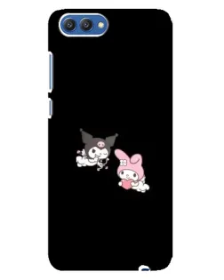 Чехол для Huawei Honor 10 (COL-AL00) с картинкой «My Melody и Kuromi» Чехол для Huawei Honor 10 (COL-AL00) с картинкой «My Melody и Kuromi»
