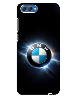 Чехол для Huawei Honor 10 (COL-AL00) с картинкой «BMW — неоновое сияние»