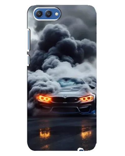 Чехол для Huawei Honor 10 (COL-AL00) с картинкой «BMW в дыму»