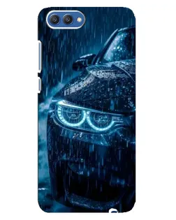 Чехол для Huawei Honor 10 (COL-AL00) с картинкой «BMW под дождем»