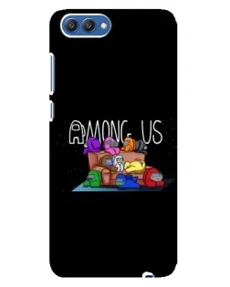 Чехол для Huawei Honor 10 (COL-AL00) с картинкой «Логотип Among Us» Чехол для Huawei Honor 10 (COL-AL00) с картинкой «Логотип Among Us»