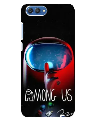 Чехол для Huawei Honor 10 (COL-AL00) с картинкой «Красный импостер — макро» Чехол для Huawei Honor 10 (COL-AL00) с картинкой «Красный импостер — макро»