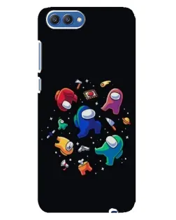 Чехол для Huawei Honor 10 (COL-AL00) с картинкой «Among Us космос» Чехол для Huawei Honor 10 (COL-AL00) с картинкой «Among Us космос»