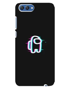 Чехол для Huawei Honor 10 (COL-AL00) с картинкой «Among Us неон» Чехол для Huawei Honor 10 (COL-AL00) с картинкой «Among Us неон»
