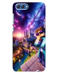 Чохол для Huawei Honor 10 (COL-AL00) з картинкою «Стів та космос»