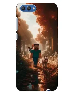 Чохол для Huawei Honor 10 (COL-AL00) з картинкою «Стів у лісі»
