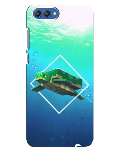 Чехол для Huawei Honor 10 (COL-AL00) с картинкой «Черепаха Minecraft» Чехол для Huawei Honor 10 (COL-AL00) с картинкой «Черепаха Minecraft»