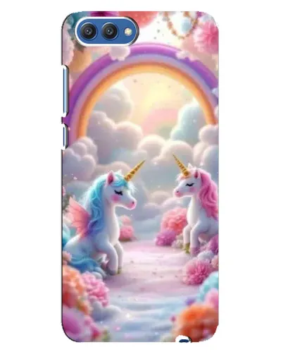 Чехол для Huawei Honor 10 (COL-AL00) с картинкой «Радуга и единороги» Чехол для Huawei Honor 10 (COL-AL00) с картинкой «Радуга и единороги»
