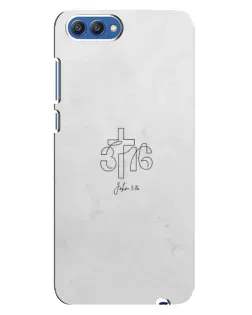 Чохол для Huawei Honor 10 (COL-AL00) з картинкою «Івана 3:16 Хрест» Чохол для Huawei Honor 10 (COL-AL00) з картинкою «Івана 3:16 Хрест»