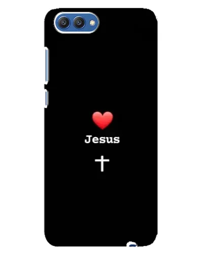 Чохол для Huawei Honor 10 (COL-AL00) з картинкою «Серце - Jesus»