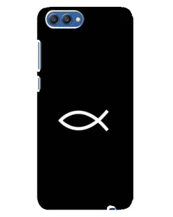 Чехол для Huawei Honor 10 (COL-AL00) с картинкой «Символ рыбы Jesus» Чехол для Huawei Honor 10 (COL-AL00) с картинкой «Символ рыбы Jesus»