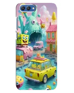 Чехол для Huawei Honor 10 (COL-AL00) с картинкой «Монстр-трак приключения»