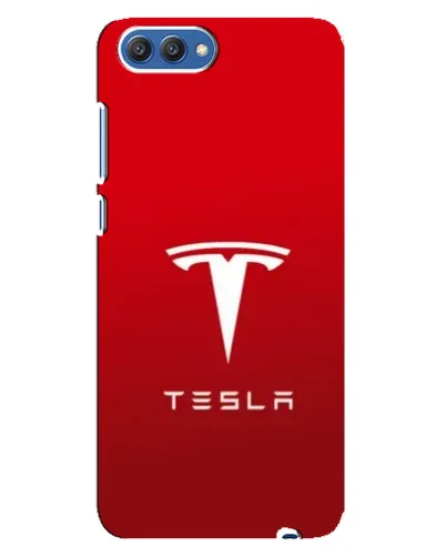 Чехол для Huawei Honor 10 (COL-AL00) с картинкой «Tesla Red Classic»