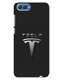 Чохол для Huawei Honor 10 (COL-AL00) з картинкою «Сталевий логотип Tesla» Чохол для Huawei Honor 10 (COL-AL00) з картинкою «Сталевий логотип Tesla»