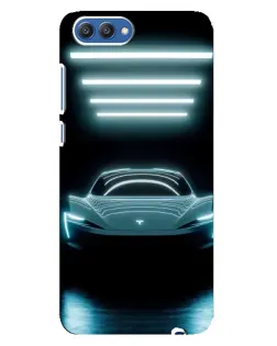 Чохол для Huawei Honor 10 (COL-AL00) з картинкою «Tesla в неоні» Чохол для Huawei Honor 10 (COL-AL00) з картинкою «Tesla в неоні»