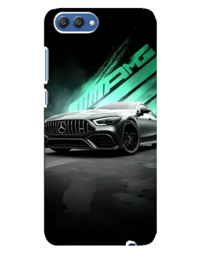 Чехол для Huawei Honor 10 (COL-AL00) с картинкой «Темный Mercedes AMG»