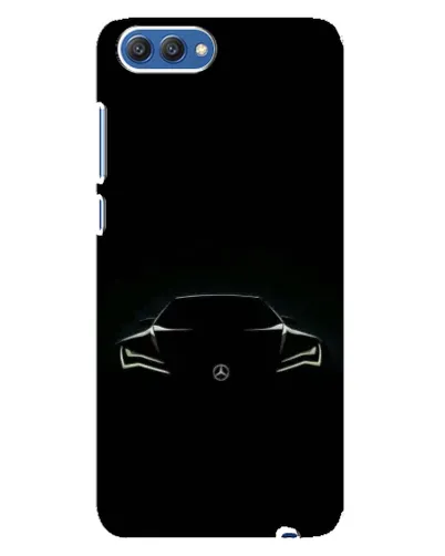 Чехол для Huawei Honor 10 (COL-AL00) с картинкой «Mercedes — силуэт авто» Чехол для Huawei Honor 10 (COL-AL00) с картинкой «Mercedes — силуэт авто»