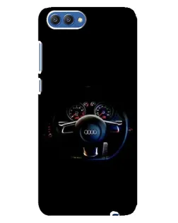 Чехол для Huawei Honor 10 (COL-AL00) с картинкой «Салон Audi — руль»