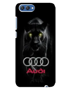 Чехол для Huawei Honor 10 (COL-AL00) с картинкой «Пантера и Audi»