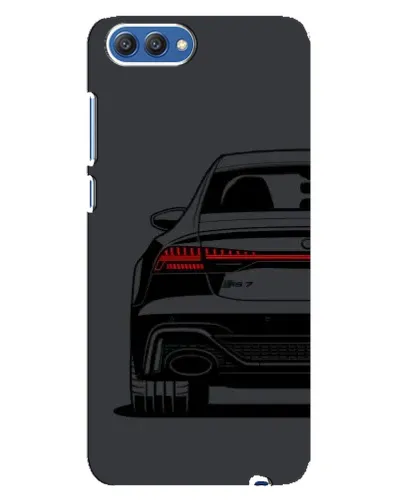 Чехол для Huawei Honor 10 (COL-AL00) с картинкой «Задняя часть Audi — арт»