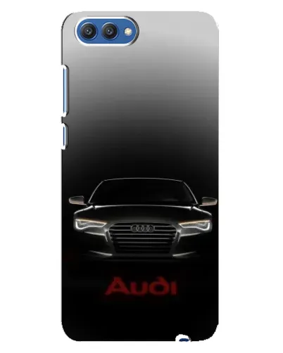Чехол для Huawei Honor 10 (COL-AL00) с картинкой «Audi — градиентный контур»