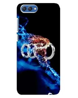 Чехол для Huawei Honor 10 (COL-AL00) с картинкой «Энергия лого Audi»