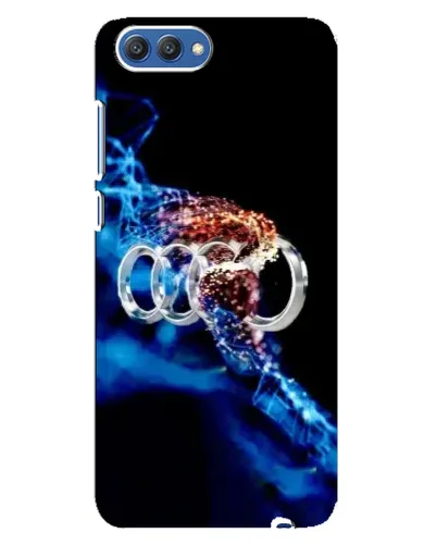 Чехол для Huawei Honor 10 (COL-AL00) с картинкой «Энергия лого Audi»