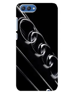 Чехол для Huawei Honor 10 (COL-AL00) с картинкой «Audi — абстрактные кольца»
