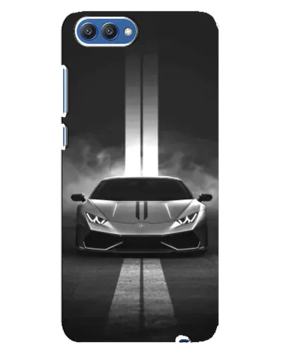 Чехол для Huawei Honor 10 (COL-AL00) с картинкой «Lamborghini симметрия дорог» Чехол для Huawei Honor 10 (COL-AL00) с картинкой «Lamborghini симметрия дорог»