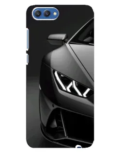 Чехол для Huawei Honor 10 (COL-AL00) с картинкой «Lamborghini фары детализация»