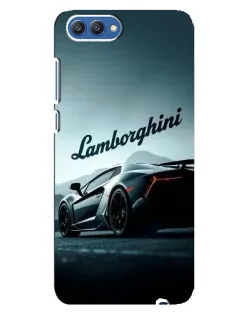 Чехол для Huawei Honor 10 (COL-AL00) с картинкой «Классическая надпись Lamborghini»