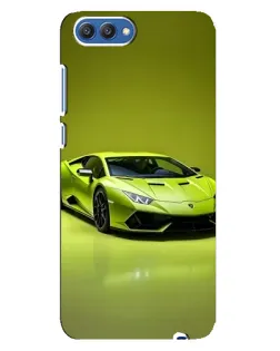 Чехол для Huawei Honor 10 (COL-AL00) с картинкой «Салатовый Lamborghini Huracan»