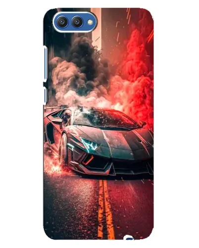 Чехол для Huawei Honor 10 (COL-AL00) с картинкой «Lamborghini красный дым» Чехол для Huawei Honor 10 (COL-AL00) с картинкой «Lamborghini красный дым»