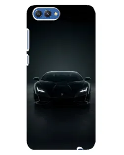 Чехол для Huawei Honor 10 (COL-AL00) с картинкой «Черный Lamborghini Aventador»
