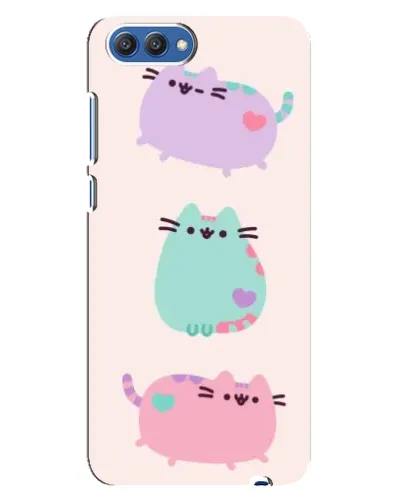 Чехол для Huawei Honor 10 (COL-AL00) с картинкой «Pusheen трио» Чехол для Huawei Honor 10 (COL-AL00) с картинкой «Pusheen трио»