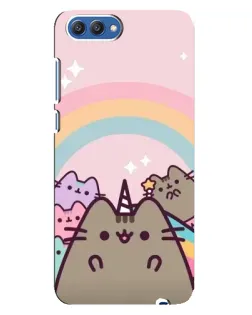 Чехол для Huawei Honor 10 (COL-AL00) с картинкой «Единорог Pusheen» Чехол для Huawei Honor 10 (COL-AL00) с картинкой «Единорог Pusheen»