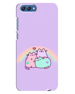 Чехол для Huawei Honor 10 (COL-AL00) с картинкой «Радужные Пушины» Чехол для Huawei Honor 10 (COL-AL00) с картинкой «Радужные Пушины»