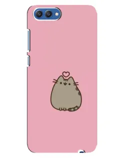 Чехол для Huawei Honor 10 (COL-AL00) с картинкой «Pusheen сердце» Чехол для Huawei Honor 10 (COL-AL00) с картинкой «Pusheen сердце»