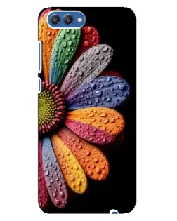 Чехол для Huawei Honor 10 (COL-AL00) с картинкой «Радужный цветок»