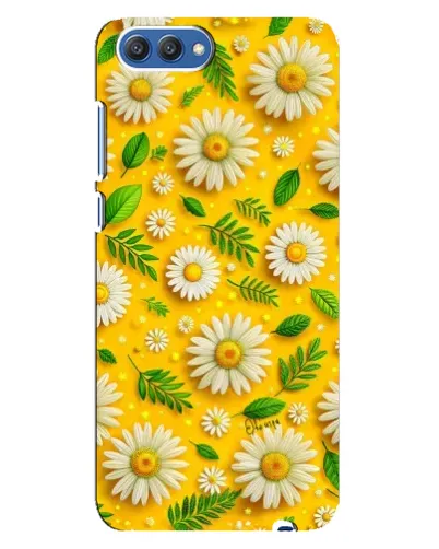 Чехол для Huawei Honor 10 (COL-AL00) с картинкой «Ромашковое солнце»