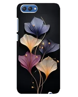 Чехол для Huawei Honor 10 (COL-AL00) с картинкой «Лиловые цветы грации»