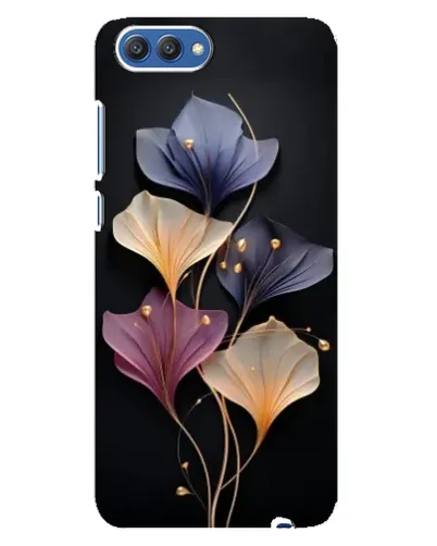Чехол для Huawei Honor 10 (COL-AL00) с картинкой «Лиловые цветы грации»